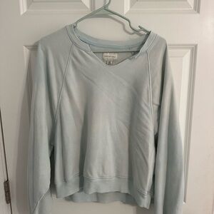 American Eagle Outfitters Soft Blue Pullover